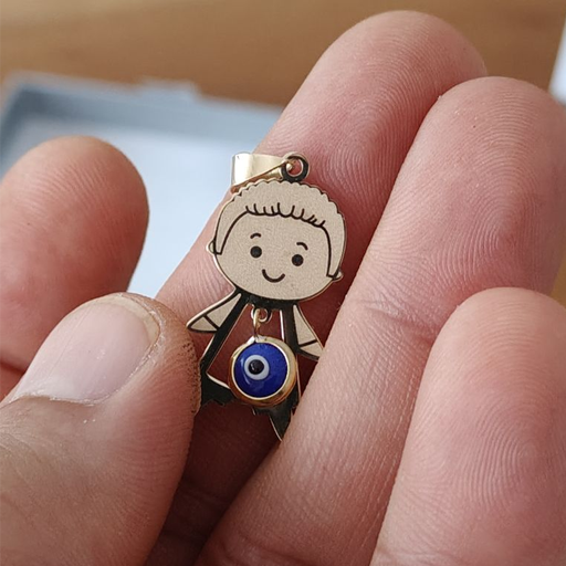 نظرات آویز طلا دخترانه