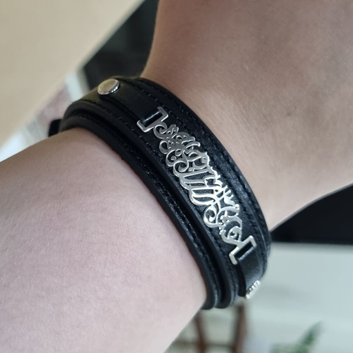 نظرات دستبند نقره مردانه