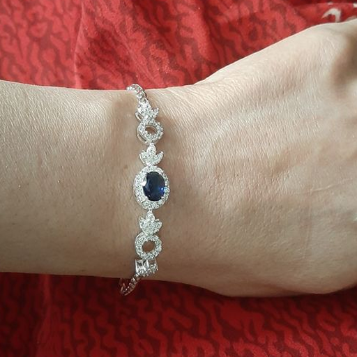 نظرات دستبند نقره زنانه