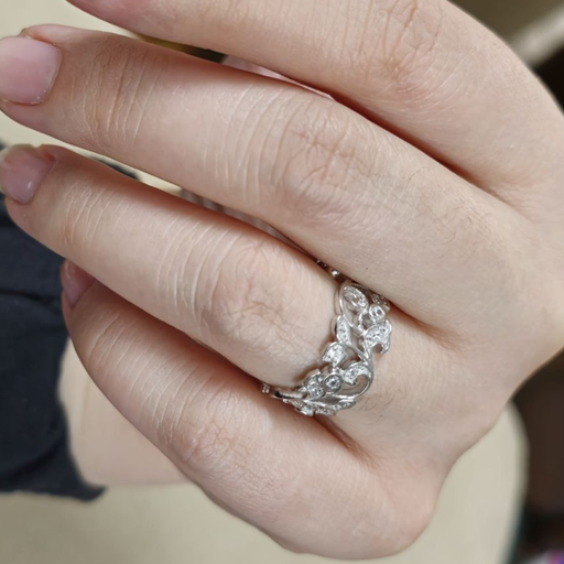 نظرات انگشتر نقره زنانه